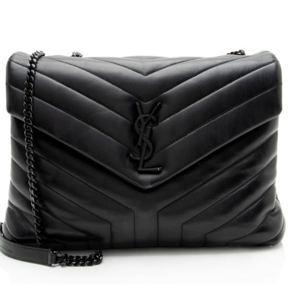 Yves Saint Laurent Loulou Medium Matelassé Shoulder Bag w/box and dust bag